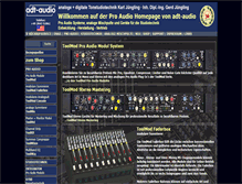 Tablet Screenshot of adt-audio.de